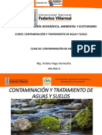 CLASE 2 Concepto de Contaminacion, Aspectos Grales Aguas Resiales 2021
