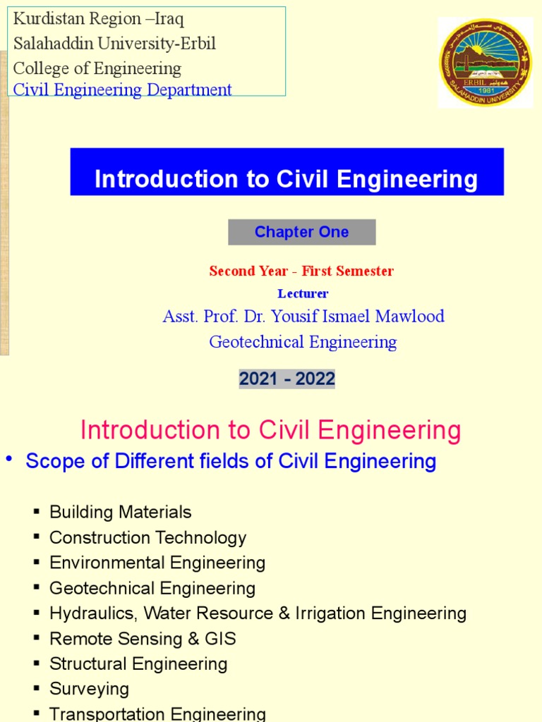 Introduction to Civil Engineering Concepts | PDF | Dam | Surveying