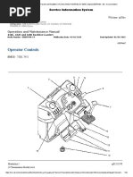 428E Backhoe Loader Operator Controls