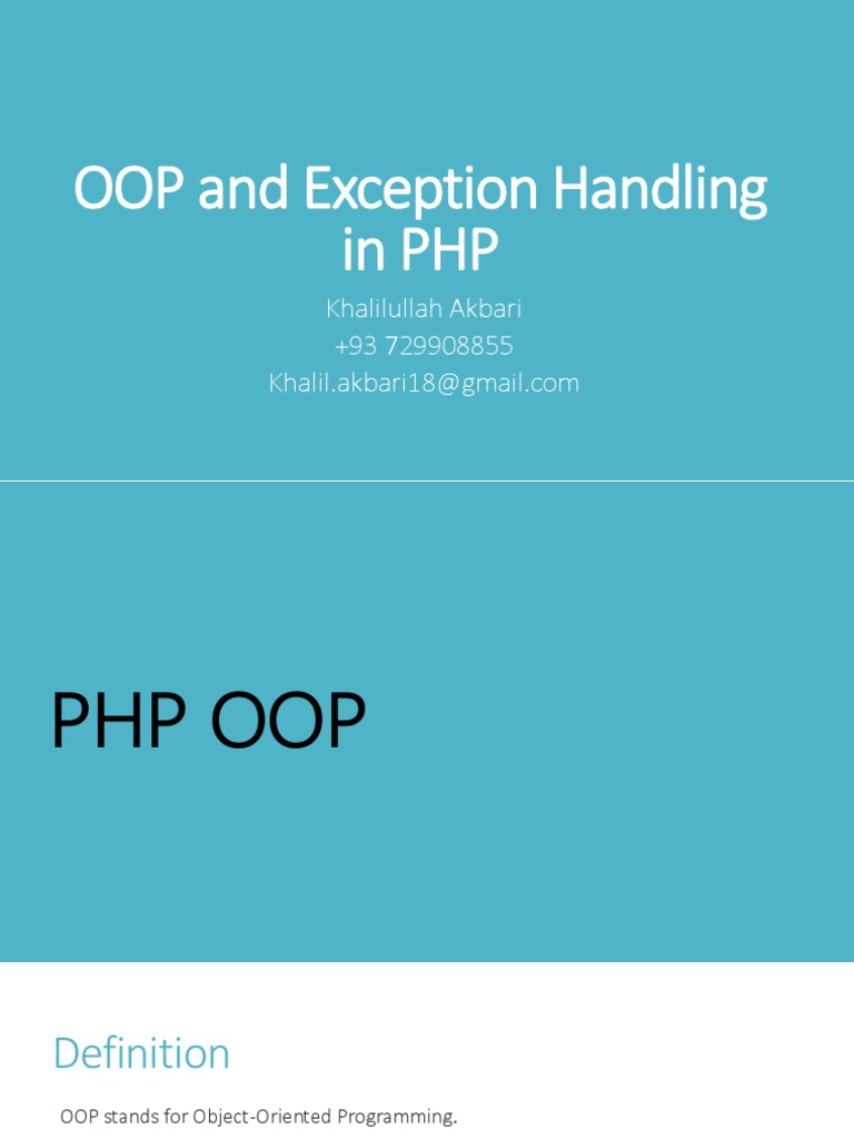 Cheatsheet Oop PHP, PDF, Programming