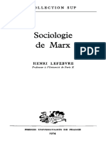 Henri Lefebvre - Sociologie de Marx (1974, Presses Universitaires de France PUF)