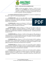 Decreto #45.103 de 07 de Janeiro de 2022 - Governo Do Amazonas