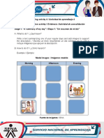 Evidence Consolidation Activity