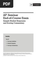 AP Seminar EOC Exam Review Guide | PDF | Evidence | Argument