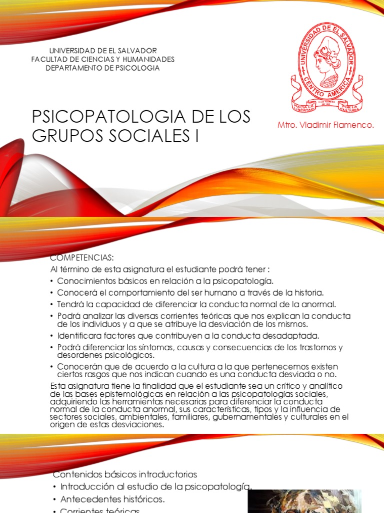 TEMA 1 Introduccion A La Psicopatologia | PDF | Comportamiento ...