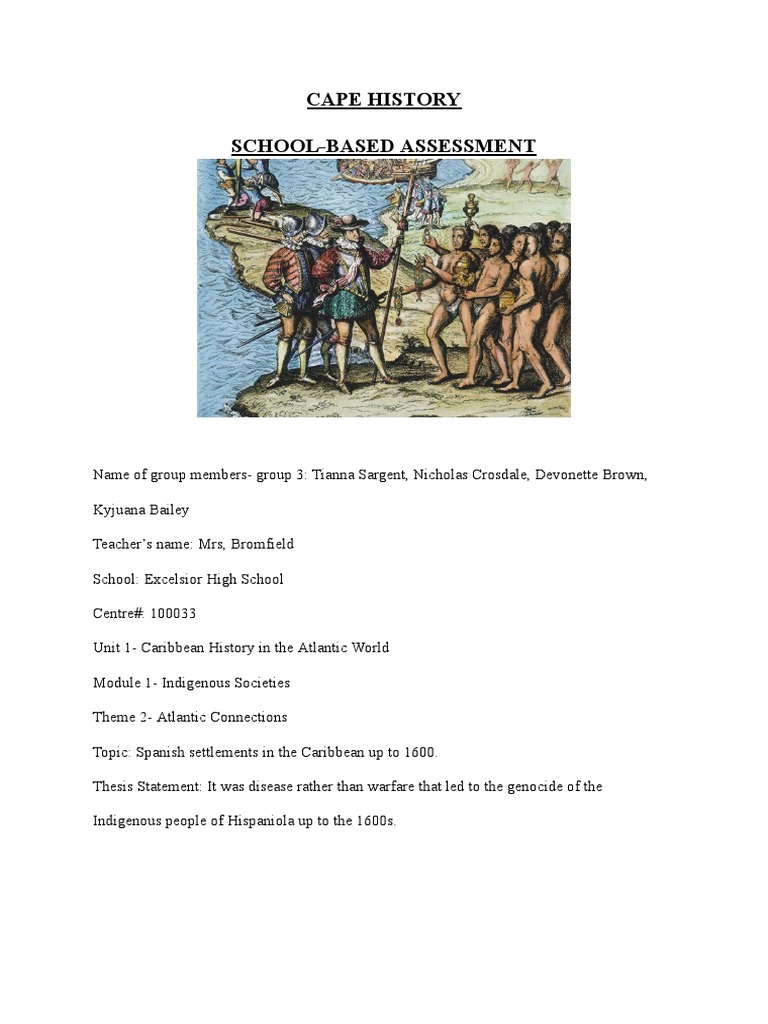 History Sba | PDF | Spanish Empire | Indigenous Peoples