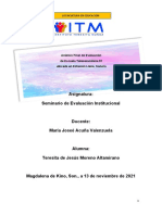 Análisis Final de Evaluación de La Telesecundaria 57