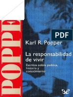 La Responsabilidad de Vivir - Karl Popper