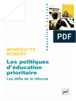 Les Politiques D'éducation Prioritaire. Les Défis de La Réforme-2009