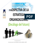 Prospectiva de La Estrategia Organizacional - DeCALOGO DEL FUTURO