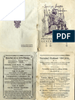 Semana Santa Toledo 1928 Programa General