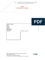 Eban Due Diligence Template: Investee Company: Date: Status: Author: Reviewed By: Approved By: File Name