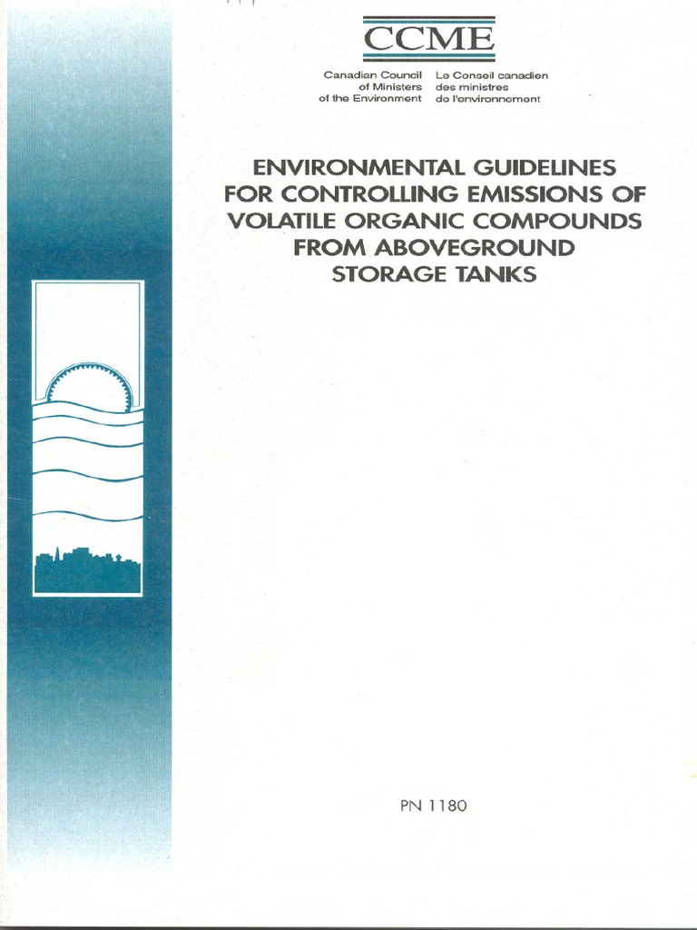 CCMEPN1180 Environmental Guidelines For Controlling Emissions of