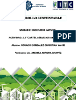 2.3 Cartel de servicios ambientales