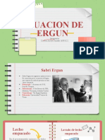 Ecuacion de Ergum