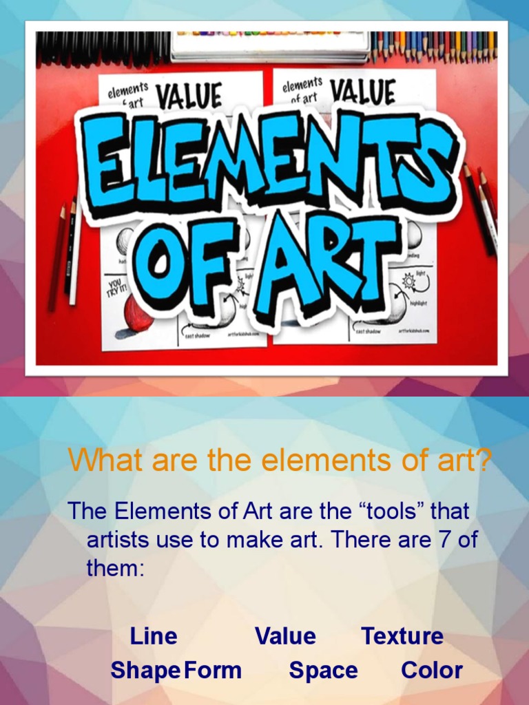 The Elements of Art PDF Color Shape