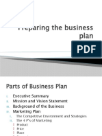 Business Plan ....