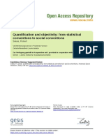 Salais - Quantification - and - Objectivity - From - Statistical - Conventions - To - Social - Conventions