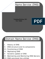 Domain Name Service (DNS) : Training Division, NIC New Delhi