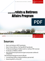 Reservists Retirees Affairs Program
