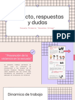 Proyecto, Respuestas y Dudas