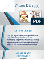 Ley 100 de 1993 Generalidades