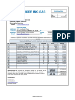 Cotizacion ESPARAGOS, ARANDELAS Y TORNILLOS