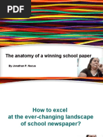 The Anatomy of A Winning School Paper: by Jonathan P. Nacua