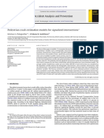 Pedestrian Crash Estimation Models For Signalized Intersections