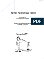 BT - Teknik Komunikasi Publik - Dr. Ahmadriswan Nasution, S.Si, MT. - 2171