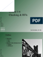 EGDT 1300 1-6 Checking & RFI