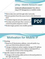 Mobile Computing - Mobile Network Layer