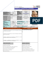 Datos personales y laborales funcionario