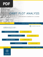 Orbit Plot Analysis: For Checking Condition of A Machine