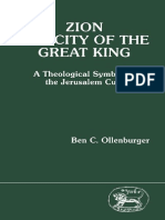 Ben C. Ollenburger - Zion, The City of The Great King - A Theological Symbol of The Jerusalem Cult