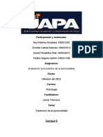 Tarea 2 Evaluacion Psicometrica