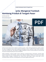 Product Life Cycle Mengenal Tumbuh Kembang Produk Di Tengah Pasar