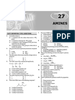 Amines: Fact / Definition Type Questions