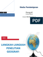 LANGKAH - LANGKAH PENELITIAN GEOGRAFI PERTEMUAN KE 9