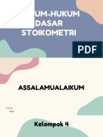 Hukum-Hukum Dasar Stoikometri