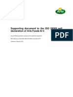 Supporting Document To The ISO 26000 Self Declaration of Arla Foods B.V