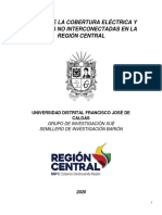 Estado de La Cobertura Electrica y Las Zonas No Interconectadas en La Región Central 3 1