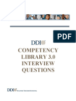 DDI Competency Library 3 0 Interview Guide Questions