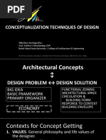 Conceptualization Techniques of Design