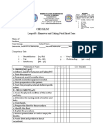 Leopolds Manuever Performance Checklist