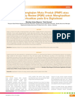 Penerapan Pengkajian Mutu Produk (PMP) Atau Product Quality Review (PQR) Untuk Menghasilkan Obat Berkualitas Pada Era Digitalisasi