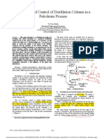 Modeling and Control of Distillation Column in A Petroleum Process