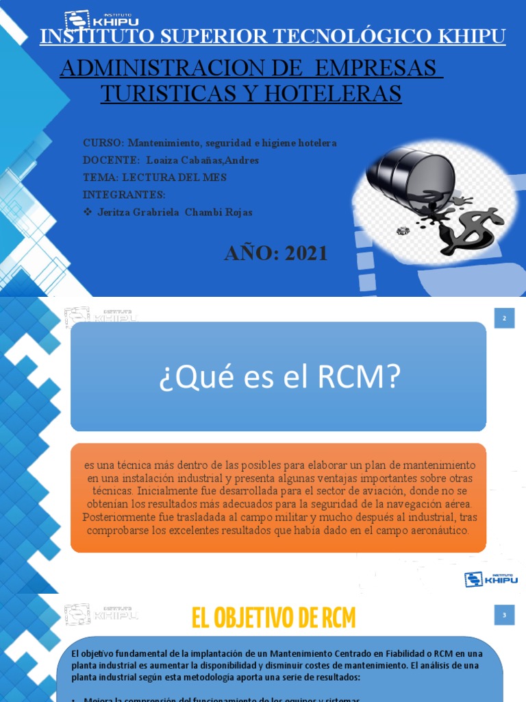 Que Es El RCM | PDF | Ingeniería de confiabilidad | Informática