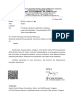 Surat Permohonan Restore Data SDP