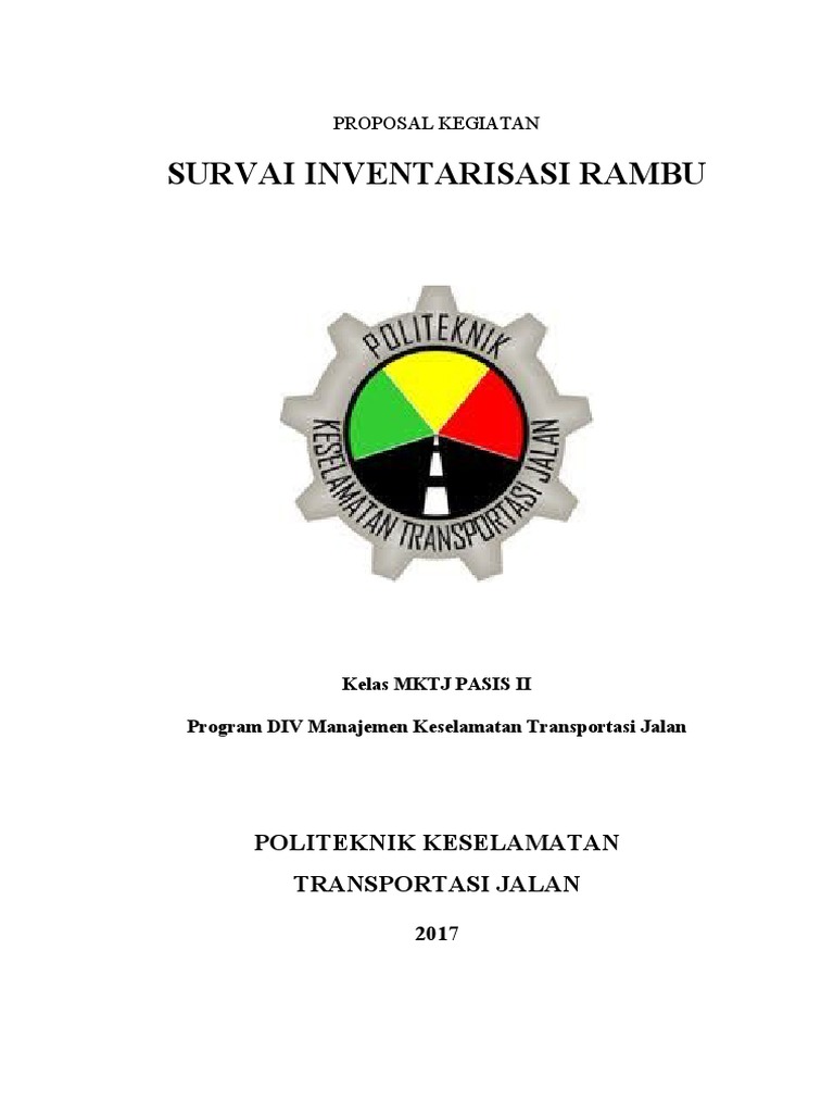 Proposal Inventarisasi Rambu | PDF